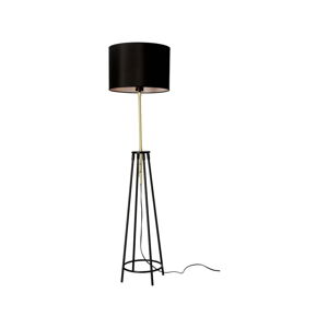Černá stojací lampa (výška 154 cm) Tegola – Candellux Lighting