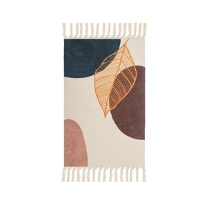 Krémový pratelný koberec s příměsí bavlny 50x80 cm – Casa Selección